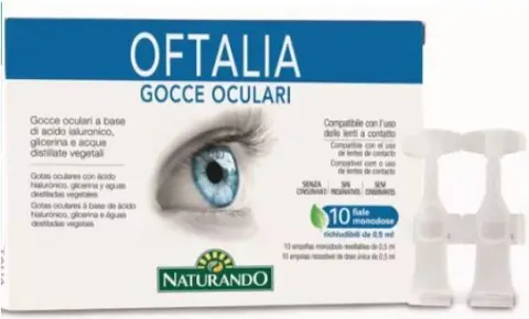 Oftalia Οφθαλμικές Σταγόνες Χωρίς Συντηρητικά Μονοδόσεις 10x0.5 ml