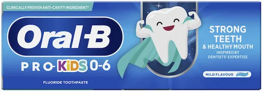 Oral-B Pro Kids Παιδική Οδοντόκρεμα με Γεύση Μέντας 0-6 Ετών 50ml