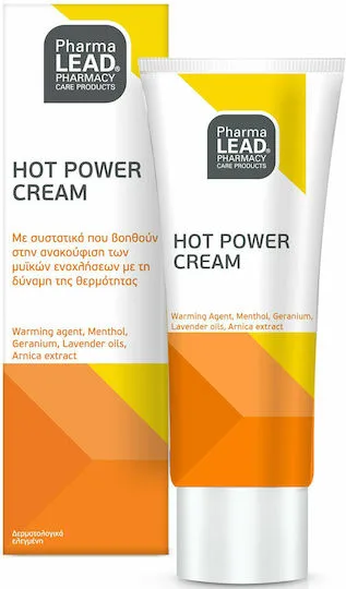 PharmaLead Hot Power Cream Θερμαντική Κρέμα Ανακούφισης των Μυϊκών Ενοχλήσεων 100 ml
