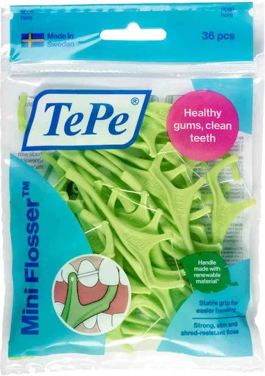 TePe Mini Flosser Οδοντικό Νήμα 36τμχ