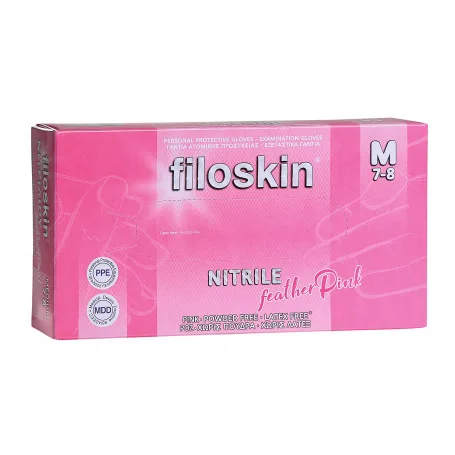 Soft Touch Vivid Γαντια Νιτριλίου Μιας Χρήσης Χωρίς Πούδρα Φούξια 100τμχ