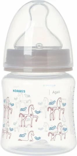 Korres Baby Βρεφικό Μπιμπερό με Θηλή Σιλικόνης Αργής Ροής PP 0m+ 150 ml