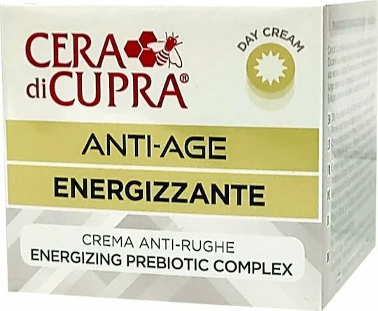 Cera di Cupra Anti-Age Energizzante Ενυδατική Κρέμα Προσώπου Ημέρας με Ρύζι & Πρεβιοτικά 50ml