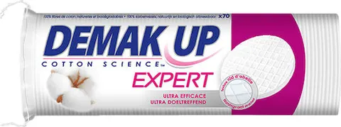 Demak Up Expert Στρογγυλοί Δίσκοι Ντεμακιγιάζ από 100% Βαμβάκι 70τμχ