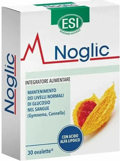 Esi Noglic Συμπλήρωμα Διατροφής με Άλφα Λιποϊκό Οξύ για τη Διατήρηση των Φυσιολογικών Επιπέδων Γλυκόζης στο Αίμα, 60tabs.