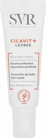 SVR Laboratoire Dermatologique - Cicavit+ Baume Levres Βάλσαμο Χειλιών για Άμεση Επανόρθωση & Εντατική Θρέψη - 10gr