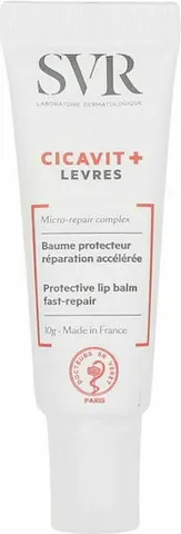 SVR Laboratoire Dermatologique - Cicavit+ Baume Levres Βάλσαμο Χειλιών για Άμεση Επανόρθωση & Εντατική Θρέψη - 10gr