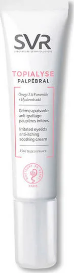SVR Laboratoire Dermatologique Topialyse Palpebral Ενυδατική Κρέμα Ματιών για Ευαίσθητες Επιδερμίδες 15ml