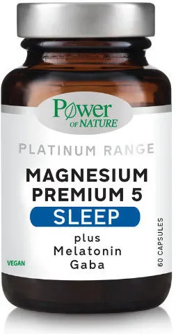POWER MAGNESIUM PREMIUM-5 SLEEP 60CAPS