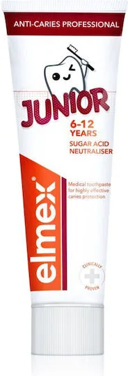 Elmex Junior Anti-Caries Professional Οδοντόκρεμα για Παιδιά 6-12 ετών 75 ml