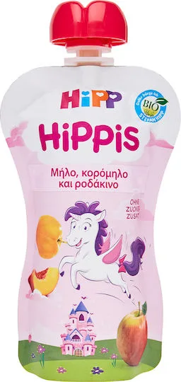 Hipp Πουρές Φρούτων-Λαχανικών Hippis Χωρίς Προσθήκη Ζάχαρης 100gr για 12+ Μηνών