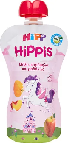 Hipp Πουρές Φρούτων-Λαχανικών Hippis Χωρίς Προσθήκη Ζάχαρης 100gr για 12+ Μηνών