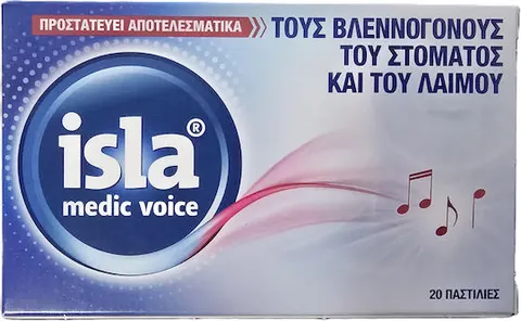 FarmaSyn Isla Medic Voice Καραμέλες για Παιδιά για Ξηρό Βήχα 20τμχ