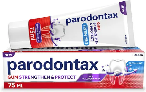 Parodontax Gum Strengthen & Protect Fresh Mint Οδοντόκρεμα με Υαλουρονικό Οξύ 75ml