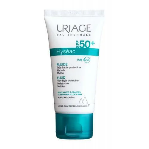 Uriage Uriage Hyseac SPF 50+ Fluid Κρέμα Προσώπου γα Λιπαρή προς Μικτή Επιδερμίδα, 50ml