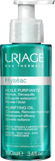 Uriage Hyseac Purifying Oil Έλαιο Ντεμακιγιάζ Προσώπου & Ματιών για Λιπαρό Δέρμα 100ml