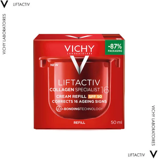 Vichy Liftactiv Collagen Specialist 16 Refill Ενυδατική Κρέμα Προσώπου Ημέρας με SPF50 & Κολλαγόνο 50ml