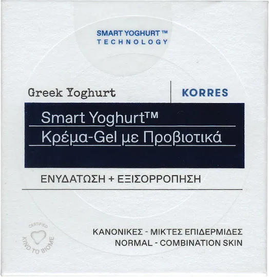 Korres Greek Yoghurt Smart Probiotic Gel-Cream Κρέμα Τζελ Προσώπου για Ενυδάτωση & Εξισορρόπηση 40ml