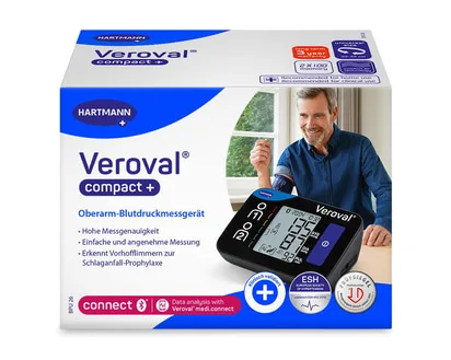 Πιεσόμετρο Μπράτσου Veroval Compact Plus 1τμχ REF:925105 Hartmann
