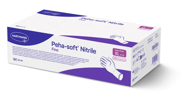 Γάντια Peha-soft Nitrile Fino Μπλε Χ.Π. 150τμχ XLarge REF:942199 Hartmann