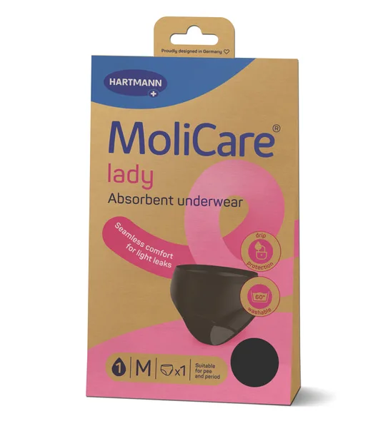 MoliCare Lady Επαναπλενόμενο Εσώρουχο Ακράτειας-Περιόδου Medium 1τμχ REF:166301 Hartmann