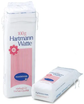 Βαμβάκι Hartmann Watte  50g  Υδρόφιλο, Ιατρικό, 100% Φυσικό REF:110122
