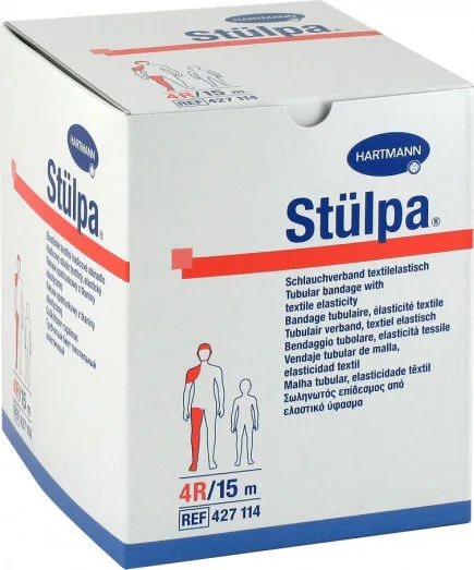 Επίδεσμος Υψηλής Ελαστικότητας Stulpa Rolls Σωληνωτός σε Ρολό  1,5cmx15m 1τμχ Size 0 REF:427110 Hartmann