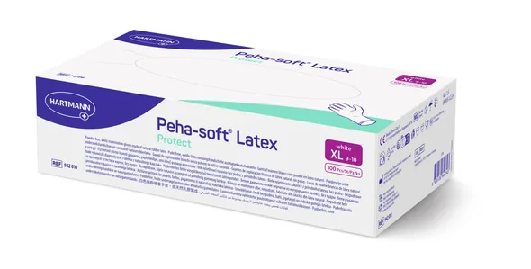 Γάντια Peha-soft Λάτεξ Χ.Π. Protect  100τμχ XLarge REF:942010 Hartmann