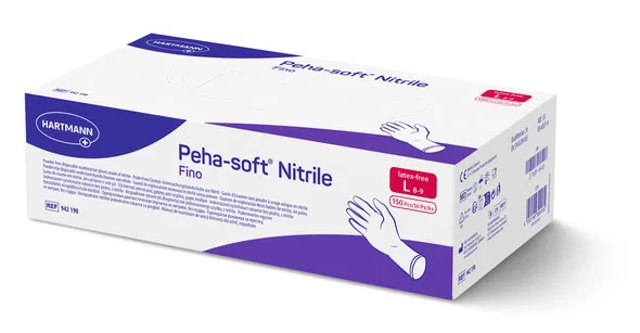 Γάντια Peha-soft Nitrile Fino Μπλε Χ.Π. 150τμχ Large REF:942198 Hartmann