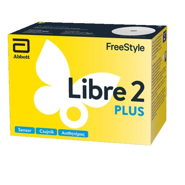 Abbott FreeStyle Libre 2 Plus Sensor Αισθητήρας Παρακολούθησης Γλυκόζης, 1τεμ