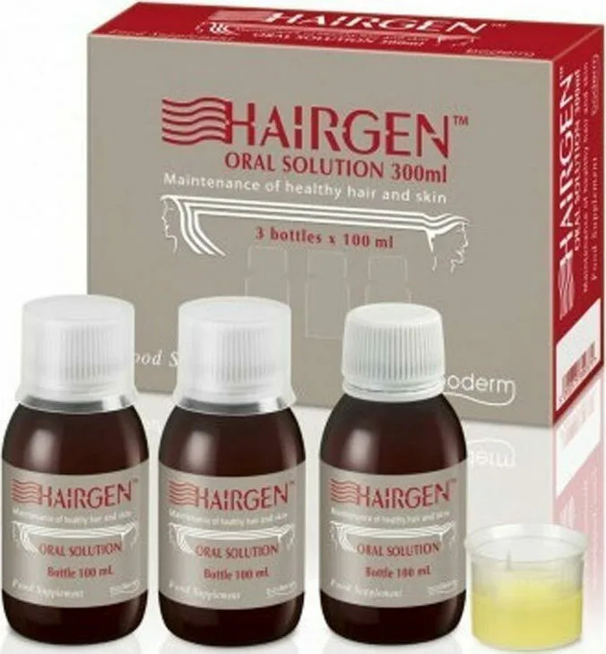 Boderm Hairgen Oral Solution Συμπλήρωμα Διατροφής για Υγιή Μαλλιά - Δέρμα σε Πόσιμη Μορφή 3x100ml