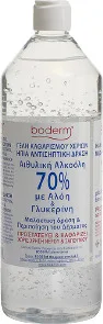 Boderm Hand Cleansing Gel Καθαριστικό Gel Χεριών 70% Χωρίς Αντλία Natural 1000ml