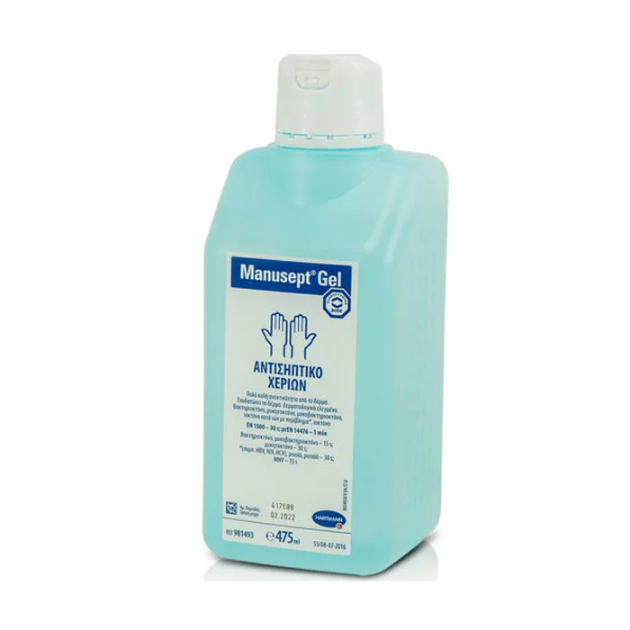 Manusept Gel Αντισηπτικό Χεριών Χωρίς Αντλία 475 ml