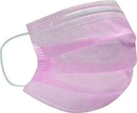 I-Tec Μάσκα Προσώπου μιας Χρήσης 3ply Pink 50τμχ