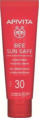 Apivita Bee Sun Safe Hydra Fresh Face Gel-Cream Ενυδατική Αντηλιακή Κρέμα-Gel Προσώπου με Θαλάσσια Φύκη, Πρόπολη & SPF30 50ml
