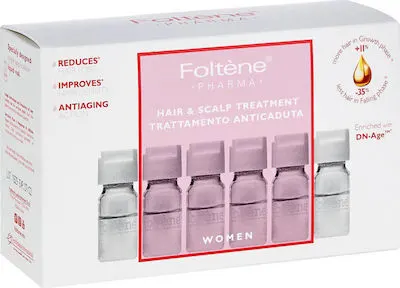 Foltene Hair & Scalp Treatment Αμπούλες Μαλλιών κατά της Τριχόπτωσης για Γυναίκες 12x6ml