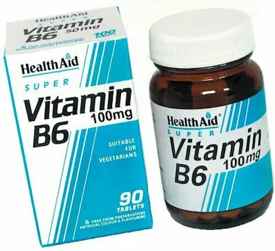 Health Aid B6 Vitamin 100mg 90 ταμπλέτες