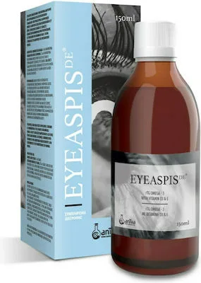 Aniva Eyeaspis Dry Eye, Συμπλήρωμα Διατροφής κατά της Ξηροφθαλμίας, 150 ml