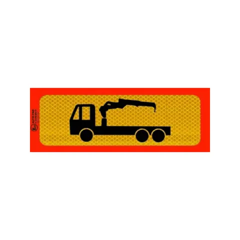 Auto Gs Πινακίδα Σήμανσης  Τριαξονικός Γερανός 3Μ