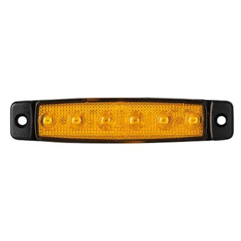 DASTERI LED ΠΛΕΥΡΙΚΟΣ ΦΑΝΟΣ ΟΓΚΟΥ ΠΟΡΤΟΚΑΛΙ 12V DSL560.005/12