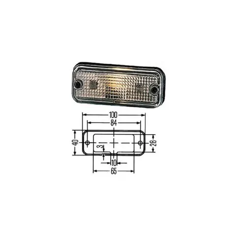 HELLA Φανός όγκου χωνευτός 2PF961.167-021