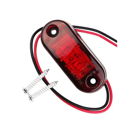 LED Φώς Όγκου Φορτηγού IP66 Κόκκινο 24v