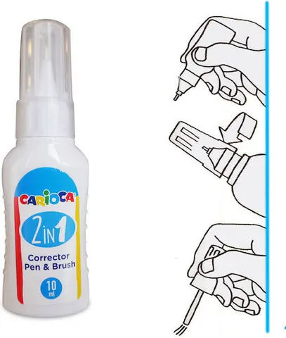 Διορθωτικό Carioca 2 In 1 Στυλό & Πινέλο