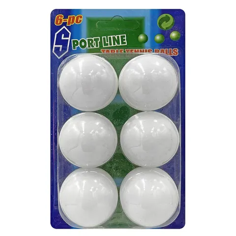 ΜΠΑΛΑΚΙΑ ΠΙΝΓΚ ΠΟΝΓΚ ΣΕΤ=6ΤΕΜ 11x21cm ToyMarkt 91188