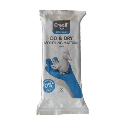 Πηλός Αέρος Creall Do & Dry Λευκός 500gr - Creall