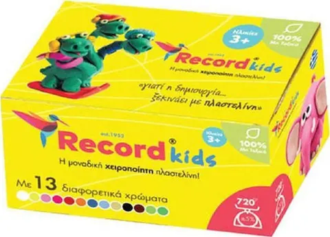 Πλαστελίνη Record 13 χρωμάτων - RECORD