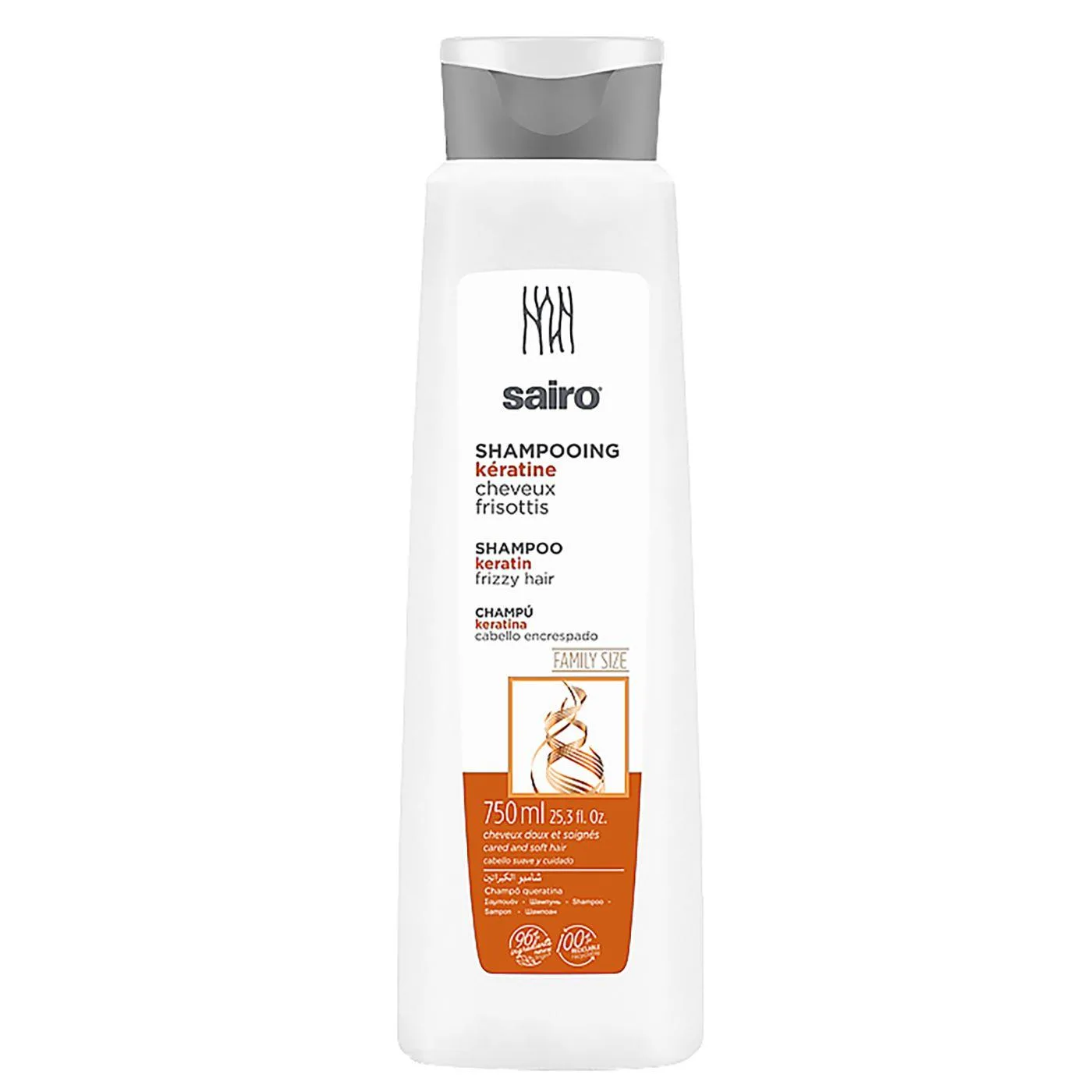 ΣΑΜΠΟΥΑΝ ΜΕ ΚΕΡΑΤΙΝΗ SAIRO 750ml SAIRO