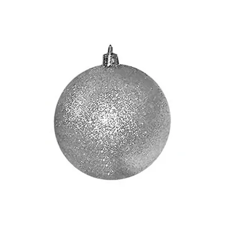 Στολίδι Μπάλα Αημί  GLITTER Πακ=6τεμ Φ6 6cm Xmasfest 1131714