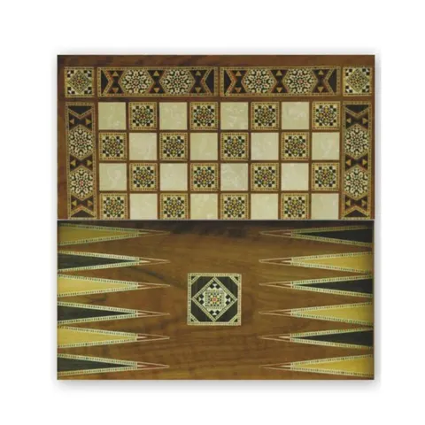 Τάβλι τύπου Φίλντισι πλήρες με πούλια 50x50cm