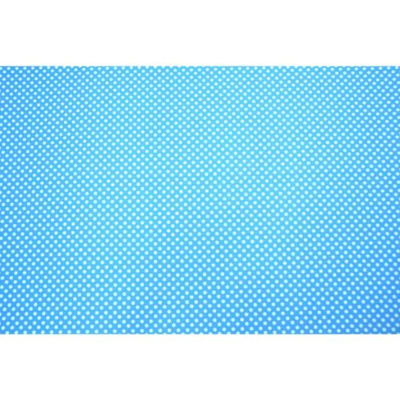 Χαρτόνια πουά (50 x 70cm / 250gr) σιέλ- λευκό- πουά - OEM